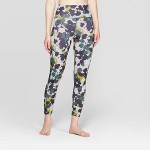 Joy Lab Camo Print 7/8 High Waisted Leggings, XS